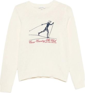 Sporty & Rich Jersey de cuello redondo - Knitwear - Mujer - Blanco - L