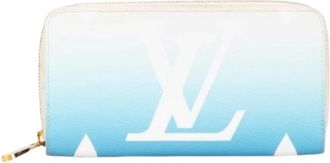 Louis Vuitton Pre-owned Wallets, female, Blue, Size: ONE SIZE Pre-owned Canvas Wallet