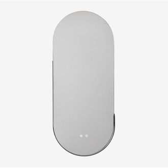 Sklum Espejo De Pared Ovalado 45x105 Cm Para Ba&ntilde;o Con Luz Led Y Antivaho Vacson Sklum