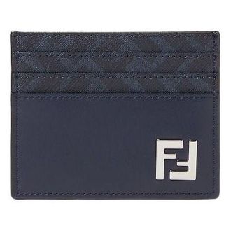 Fendi SS26 FF Squared Card Holder Dark Blue 7M0164AV86F1USH