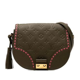 Louis Vuitton Pre-owned Leren Crossbody Tas - Dames - Pre-owned - Bruin - Maat: ONE Size Leer