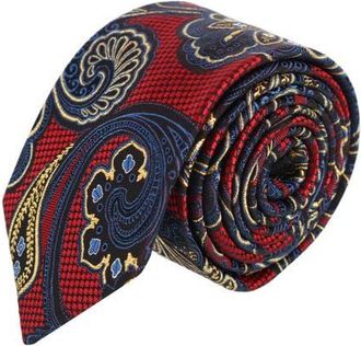 Trafalgar Store Roman Exploded Paisley Stately Silk Necktie in Multiple Colors at Nordstrom