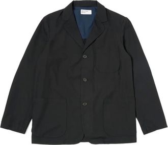 Universal Works Giacca con tre bottoni - Nero
