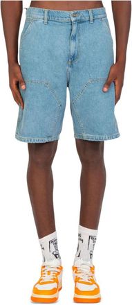 Barrow Denim Patch Shorts - Heren - Denim shorts - Blauw - W32 - Denim - Korte Broeken