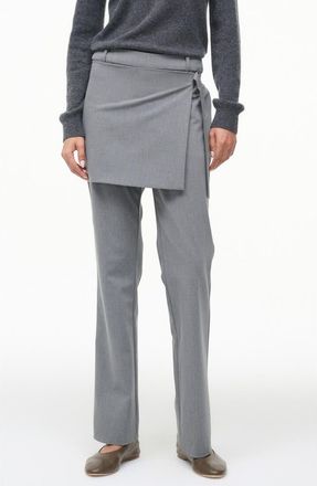 Staud Hannah Panel Detail Pants in Static at Nordstrom, Size 10