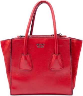 Prada Pre-owned Prada Small Glace Calf Twin Pocket Satchel Ladies H75OHO3ZNVGZ52UE
