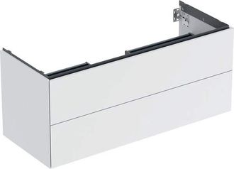 Keramag Geberit One Mueble Bajo Lavabo, 2 Cajones, 118.4x50.4x47cm