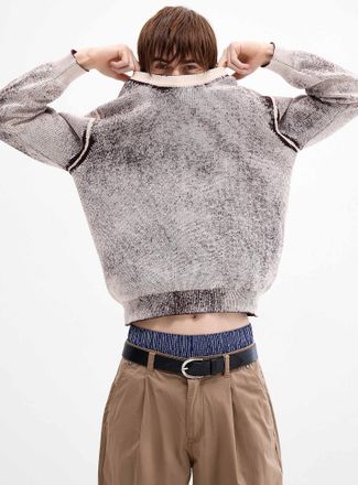 Kuwalla Mens Acid-wash sweater