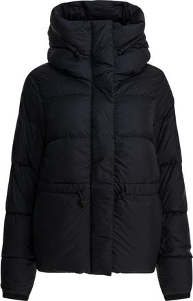 Canada Goose Zwarte Gewatteerde Jas met Capuchon - Dames - Winterjassen - Zwart - S - Jassen