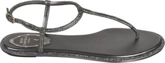 Rene Caovilla Sandalen - Dames - Sandalen - Grijs - 41 EU - Schoenen