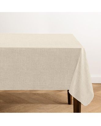 Elrene Monterey Linen Texture Vinyl Indoor/Outdoor Tablecloth