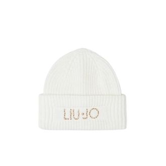 Liu Jo Gorro de punto - Accessories - Mujer - Blanco - ONE SIZE