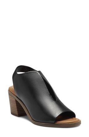 Lucky Brand Rhazy Slingback Sandal in Black Leather at Nordstrom, Size 5.5