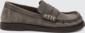 J.W.Anderson Suede Penny Loafers with Contrast Stitching
