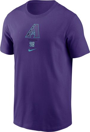 Nike Arizona Diamondbacks City Connect 2-Hit Nike Mens MLB T-Shirt in Purple | N19951LDQS-V0M