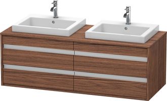 Duravit Mueble Bajo Lavabo Ketho 550x1400x496mm Nogal Oscuro