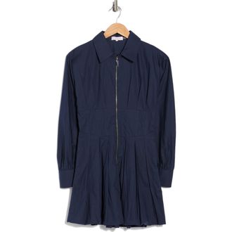 Ramy Brook Naira Long Sleeve Shirtdress in Navy at Nordstrom Rack, Size 00