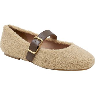 Linea Paolo Mika Mary Jane Flat in Taupe/Chocolate Brown at Nordstrom Rack, Size 8.5