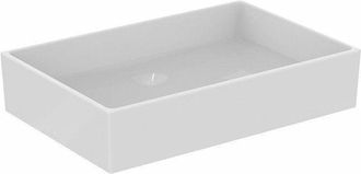 Ideal Lavabo Sobre Encimera Extra 600x400x125mm Blanco Sin Orificio Para Grifer&iacute;a, Sin Rebosadero Ideal Standard