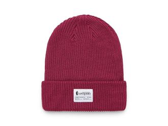 Cotopaxi Wharf Beanie - Patch Caps Burgundy, Polyester