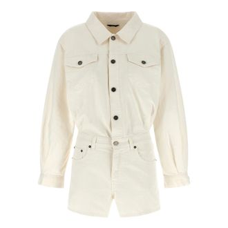 Haikure Jumpsuits & Playsuits, Dames, Wit, S, Katoen, Elle Authentic Lax Jumpsuit