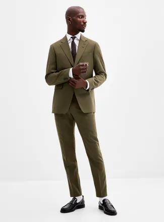 Tiger Of Sweden Mens Olive Tenuta RWS pant Slim fit