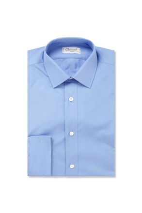 Charvet Blue Cotton Shirt