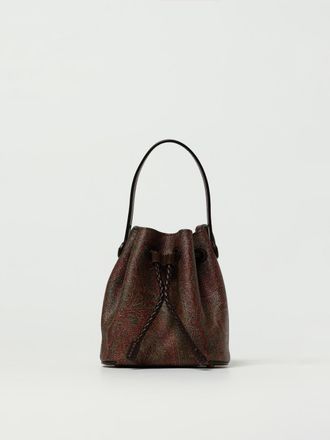 Etro Borsa a secchiello Mini Arnica Etro in cotone spalmato con Paisley jacquard