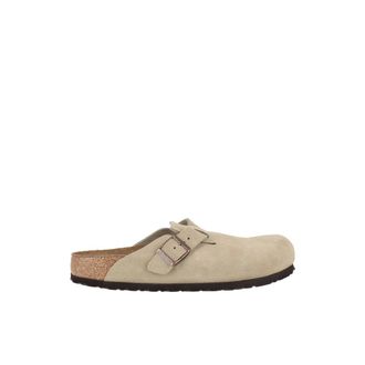 Birkenstock Boston SFB Narrow Fit - Heren - Schoenen - Beige - Maat: 42 EU Leer