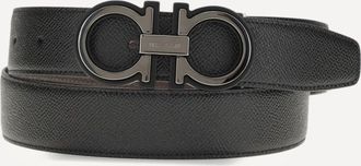 Ferragamo Cintura reversibile e regolabile Gancini Man 115
