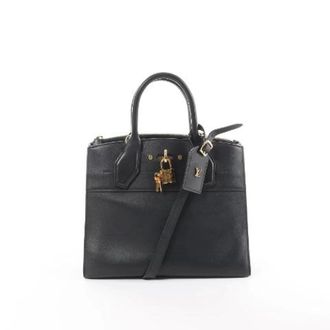 Louis Vuitton Pre-owned Handbags, female, Black, Size: ONE SIZE Pre-owned City Steamer PM