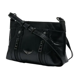 Zadig&Voltaire Womens Crossbody Bag Black Calfskin