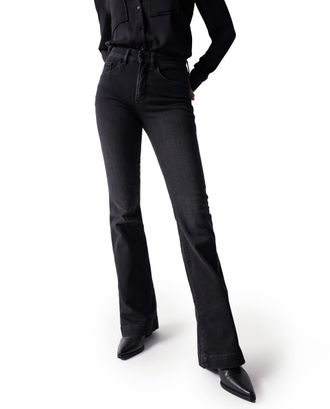 Salsa Faith Push in Flare Jeans Black