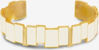 Bangle Up Emaillierter Armreif Inès Blanc Sable - 15