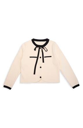 Saachi Tie Front Cardigan in Natural at Nordstrom Rack