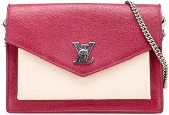 Louis Vuitton Pre-owned My Lock Me Pochette - Dames - Vintage Schoudertas - Rood - ONE Size - Leer - Vintage