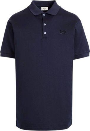 Bally Mens Tipped Regular Fit Polo Shirt In Ink