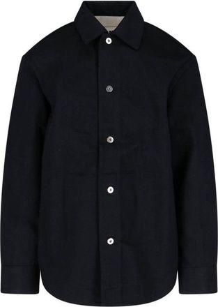 Jil Sander Denim Shirt Jacket - Black