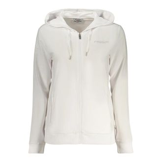 Freddy Zip-throughs, female, White, Size: XL Long-sleeved Hoodie