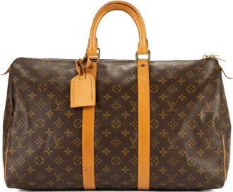 Louis Vuitton Borsa con monogramma e manico anni 90 - Marrone