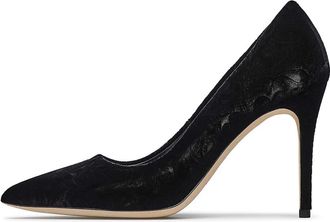 Loriblu Pumps - Dames - Pumps - Zwart - 40 EU - Leer - Schoenen