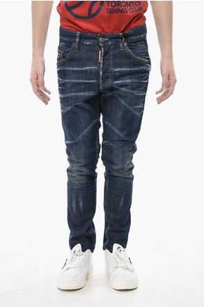 Dsquared2 Stretch Cotton Jeans SKATER with Visible Seams size 46