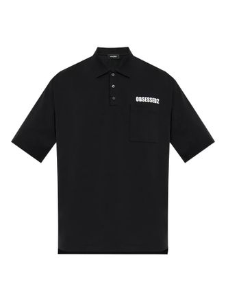Dsquared2 Obsessed2-pocket polo shirt - Black