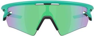 Oakley Gender Inclusive Sphaera Slash 36mm Rectangle Sunglasses in Matte Celeste/prizm at Nordstrom