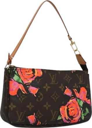 Louis Vuitton Pre-owned Shoulder Bags, female, Brown, Size: ONE SIZE Pre-owned Pochette Accessoires Pouch
