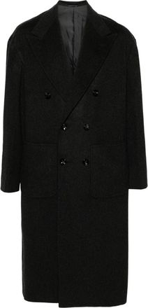 Kiton Tib coat - men - Cupro/Virgin Wool - 50 - Grey