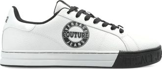 Versace Jeans Couture logo-print sneakers - White