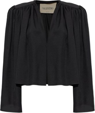 Valentino Garavani Dames, Truien, Zwart, Maat: XS Zijde