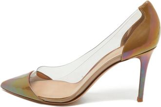 Gianvito Rossi Pumps Plexi a punta 110mm - Bianco