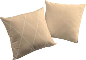 Adam Dekokissen »Casket Valdelana Light« mit Rautenmuster, Wendekissenhülle ohne Füllung, 1 Stück